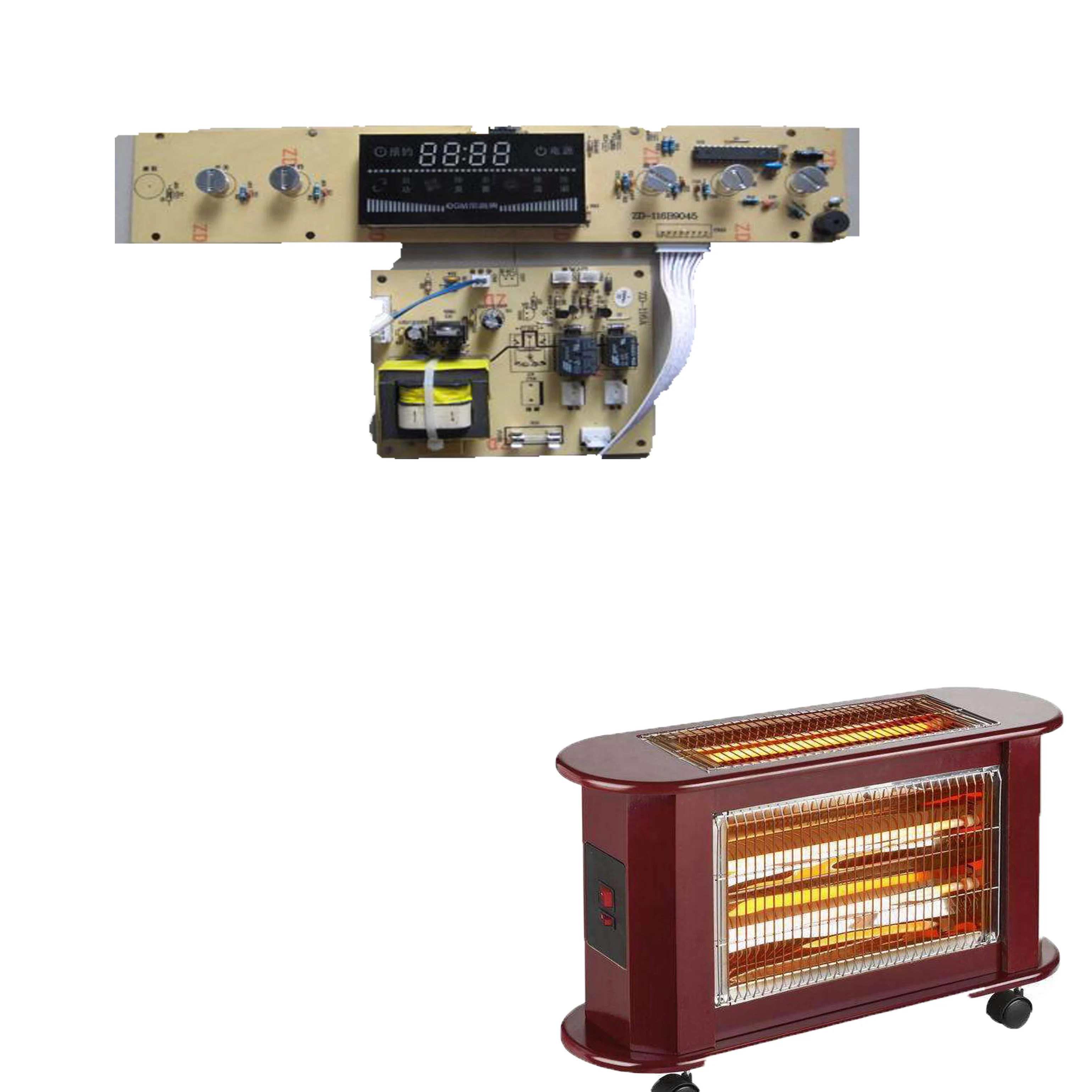 fire place oil heater fan heater control pcb board