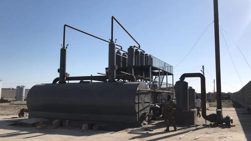 HI-TECH crude oil refining distillation of kerosene machine