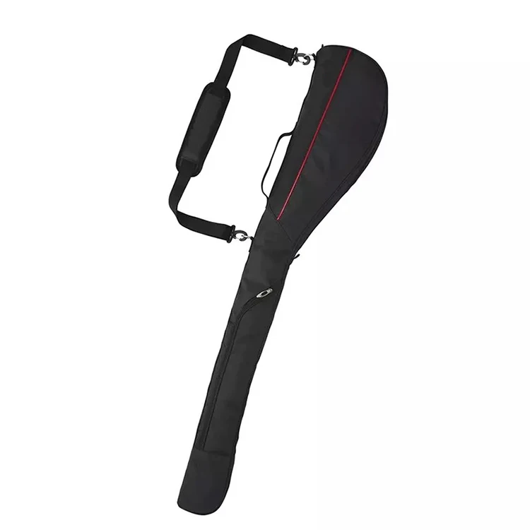 2019 Custom Logo Waterproof Foldable Leather Golf Sunday Bag for Travel