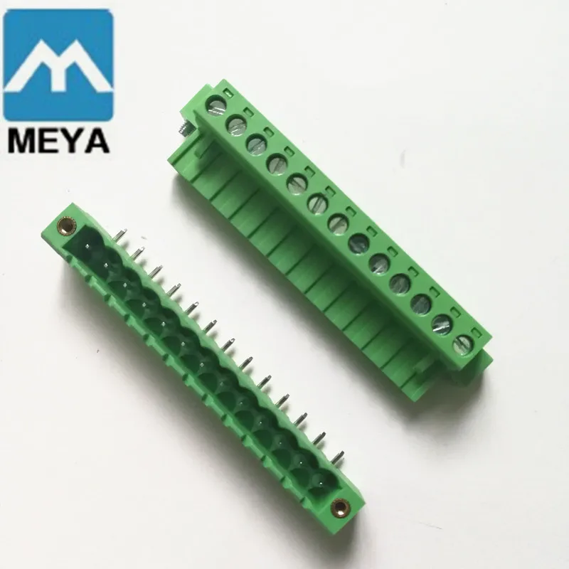 PCB male female plug terminal block/ wire to wire plug connector KF2EDGK + KF2EDGRK-5.08