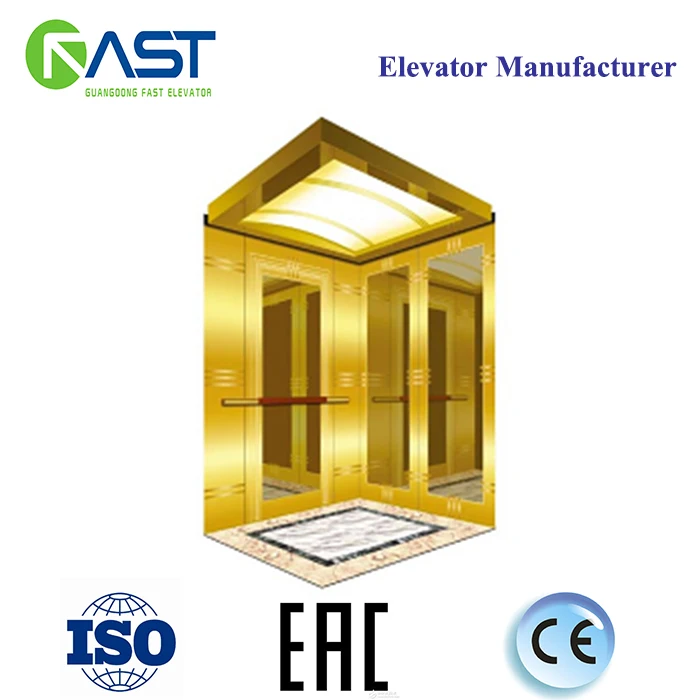 Electrical high speed outdoor passenger elevators with high performance