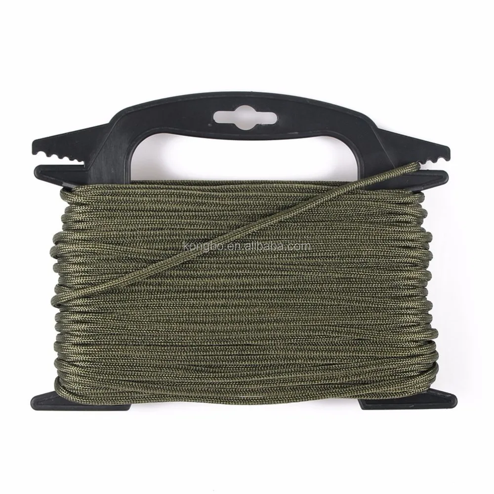 KongBo Survival Gear High Quality 100feet Mil Spec Type III 7 Strand 750lb paracord