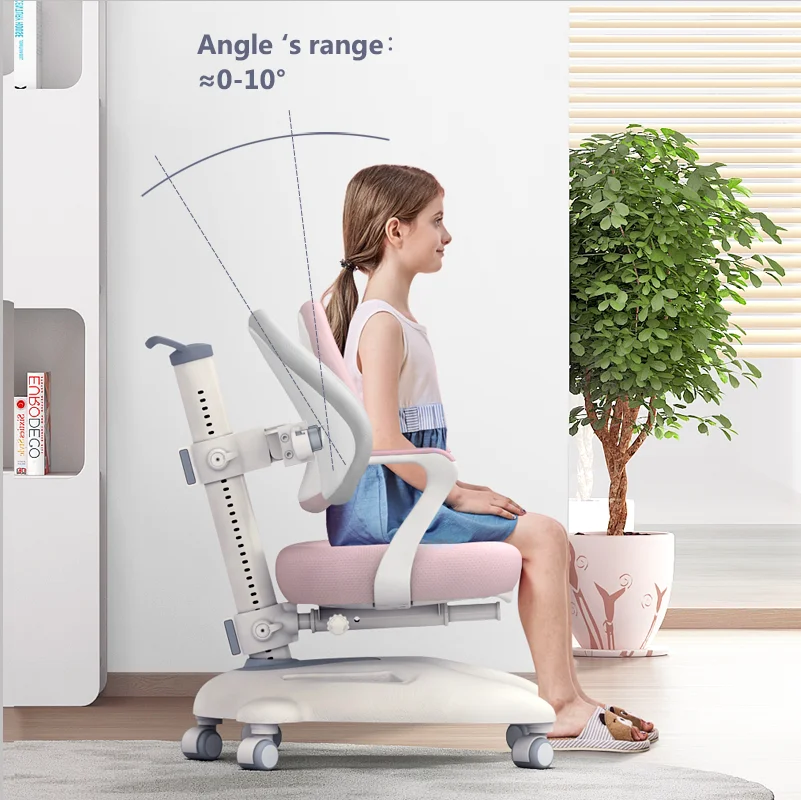 C3-C Colorful study height adjustable ergonomic plastic chair kids