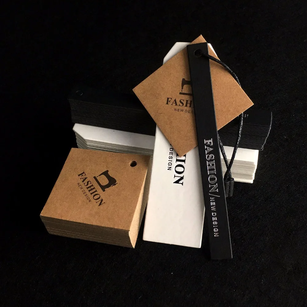 Пользовательский дешевый Печатный крафт джинсовый бумажный подвесной бирка поставщик в Китае