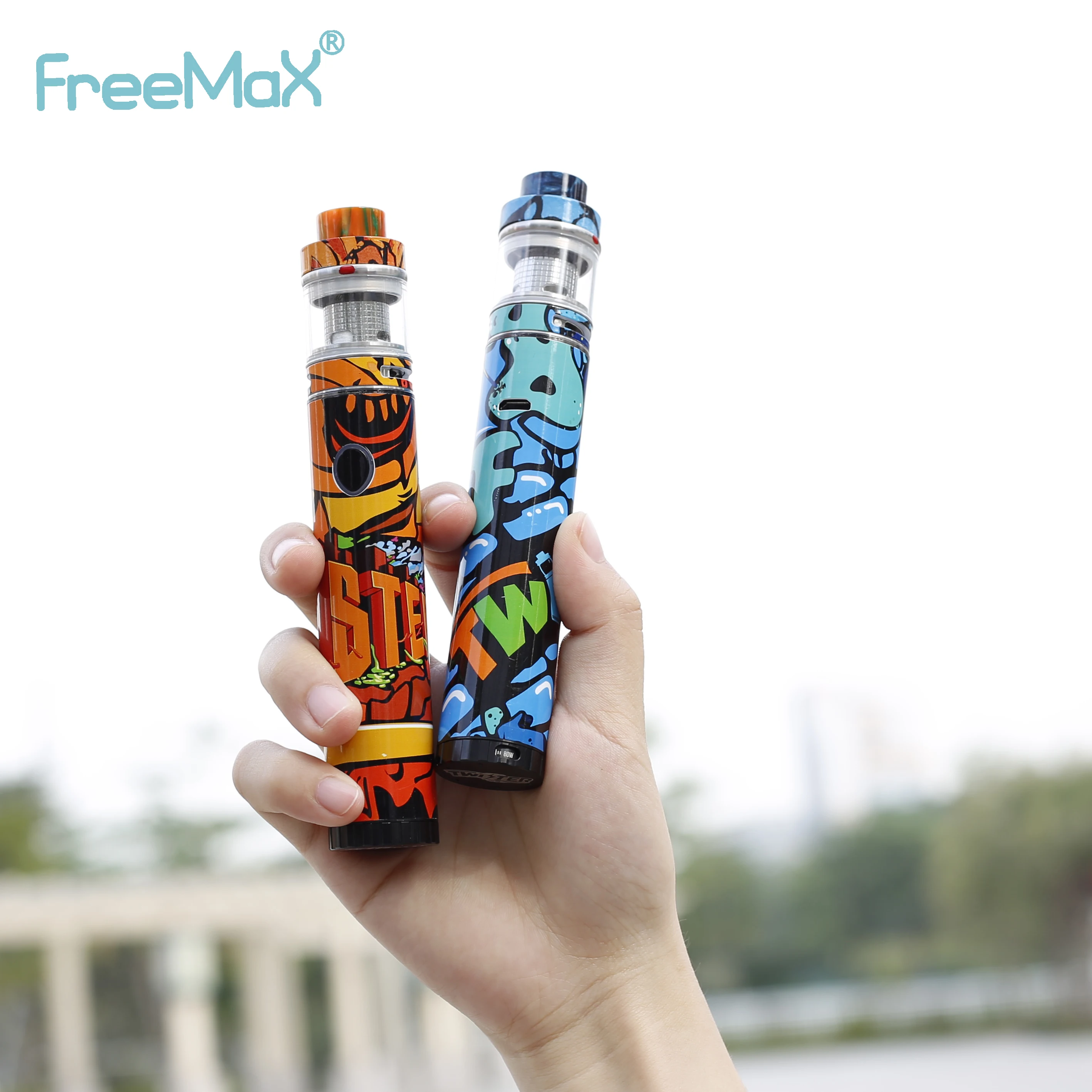 Набор Freemax Twister 80 Вт, оснащенный чипом freemax twister, с многоуровневой защитой, уличный стиль, ручка-мод с баком Fireluke 2, вейп