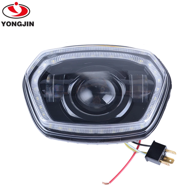 
Motorcycle Lighting System Front Black LED headlight For Vespa Sprint 150 