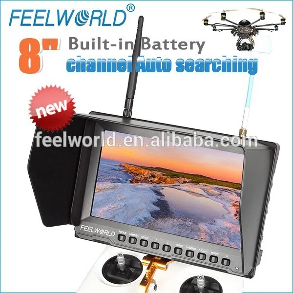 в батареи 5.8 ггц fpv монитор с поддержка av входа для профессионального и беспилотные летательные аппараты камерами