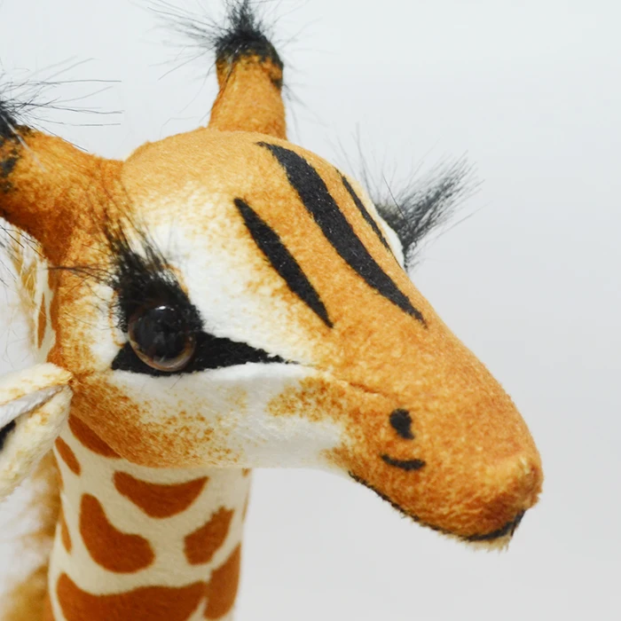 
Custom plush toy, china plush toy animals, giant realistic giraffe 