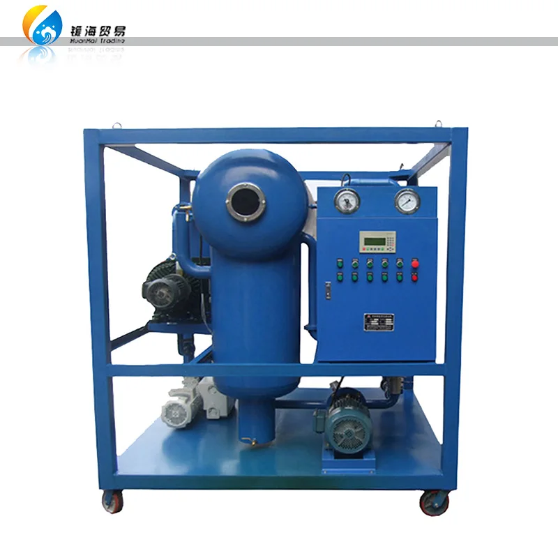 3000L/H Transformer Oil Dehydration Purification Plant 50L/Min Insulation Purifier