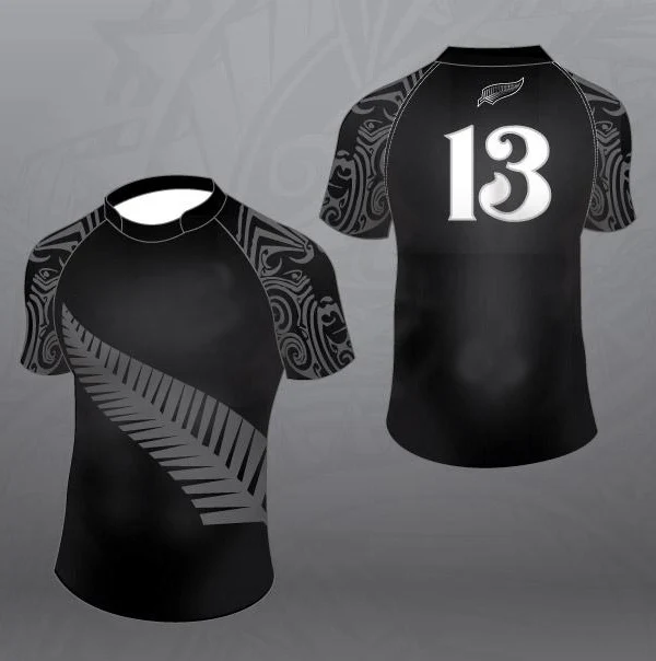 100% polyester quick dry customized rugby jersey sets for school and club