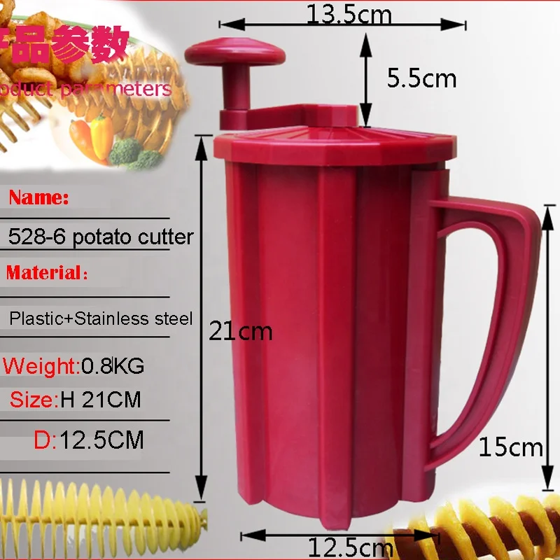 
Manual Tornado Potato Slicer Spiral Potato Cutter Twisted Potato Slicer Spiral Twister Cutter 