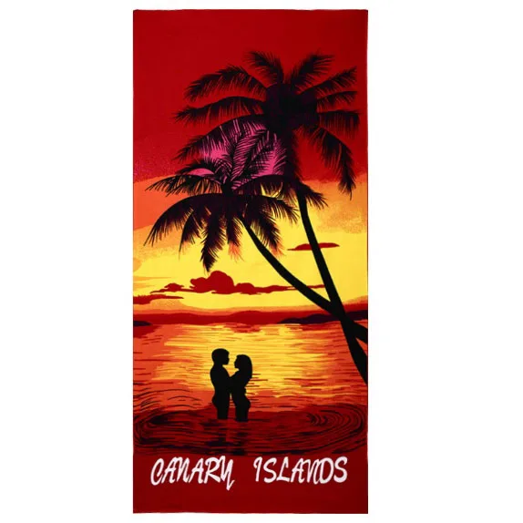 Microfiber pareo beach towel custom sand free beach towel