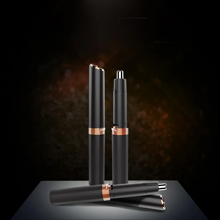 Электрическая бритва на батарейках, триммер для носа, ушей, удаления волос на лице