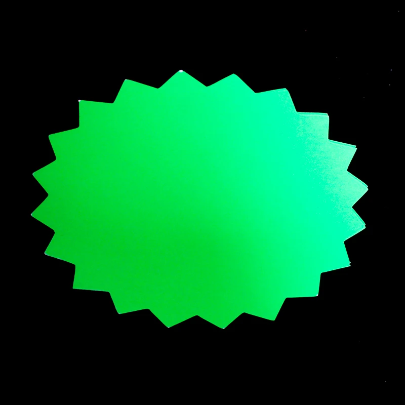 Promotion fluorescent paper price tags poster card paper advertising card wholesale for supermarket stores retail