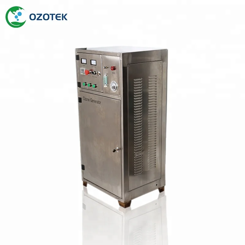 OZOTEK 30G industrial ozone generator inbuilt PSA oxygen concentrator for well water treatment