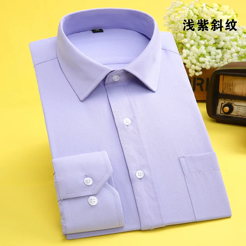 2023 New Autumn Fashion Brand Men Clothes Slim Fit Men Long Sleeve Shirt Plus Size 15 colors Casual Men Shirt