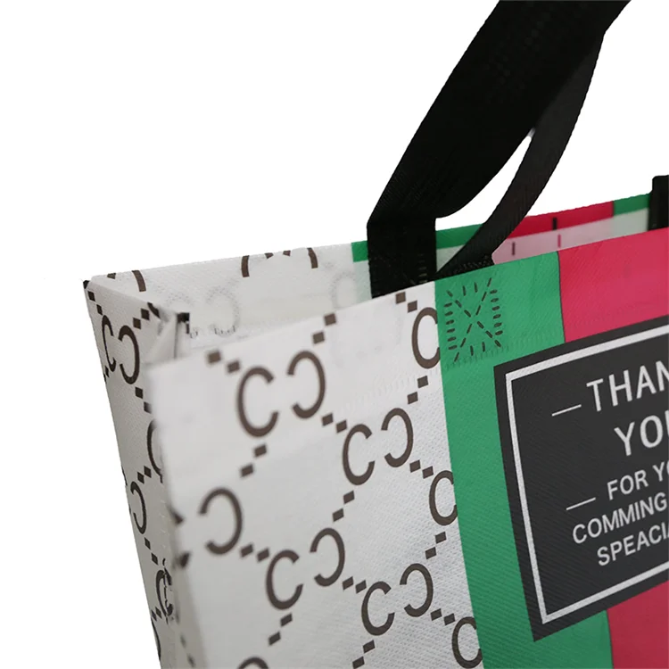 
Custom PP Laminated Non Woven Bag Polypropylene Non-woven Fabric Carry Bag 