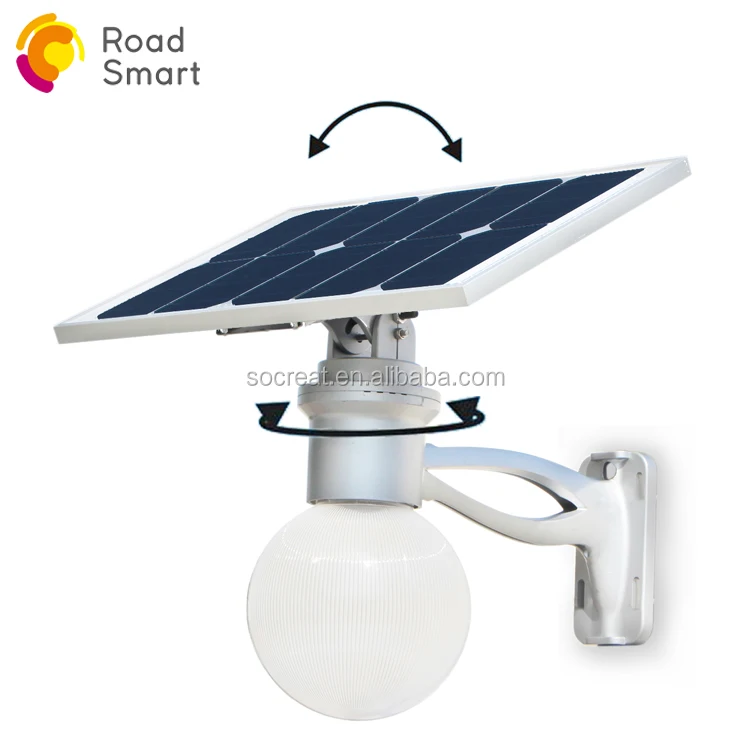 
High brightness motion sensor solar powered outdoor lighting LED garden street light with adjustable solar panel Advantages&nbsp;