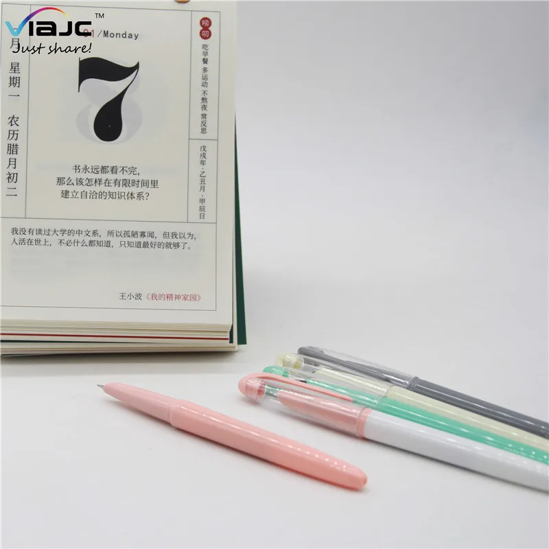 2019 transparent fountain pen custom retractable ink for executive gifts