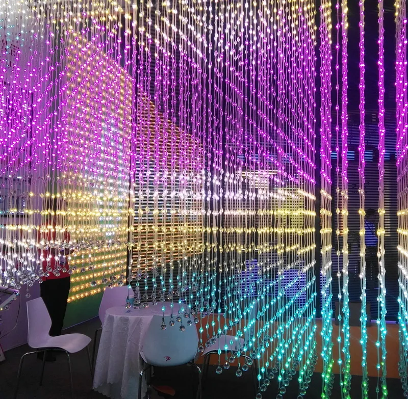 Waterproof outdoor use Addressable led pixel ball string light