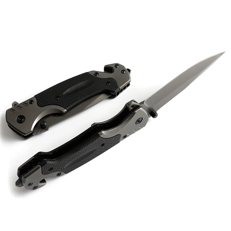 
5CR13MOV Camping Survival Folding Knife G10 Handle 