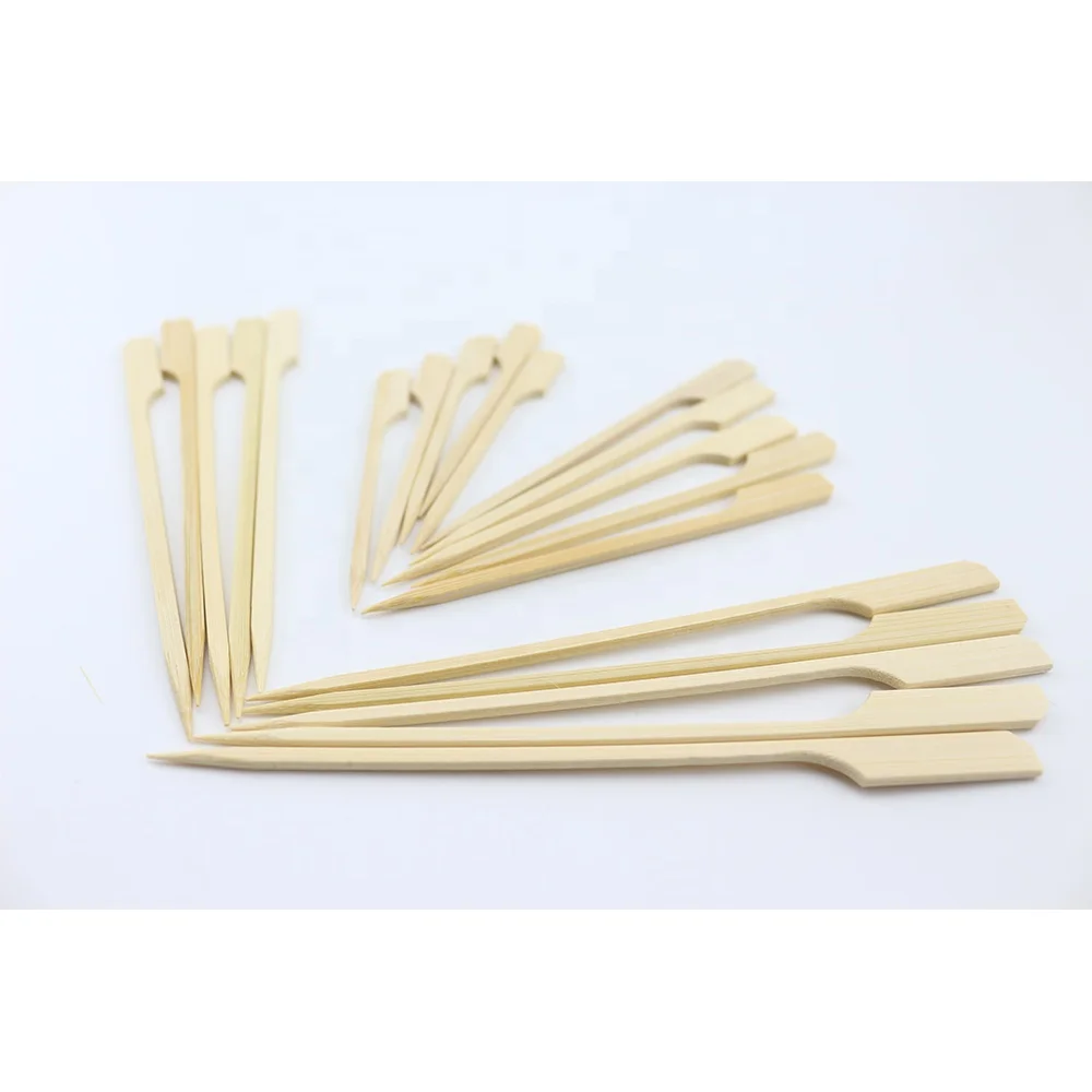 Disposable natural bamboo bbq wooden barbeque kebab skewer maker