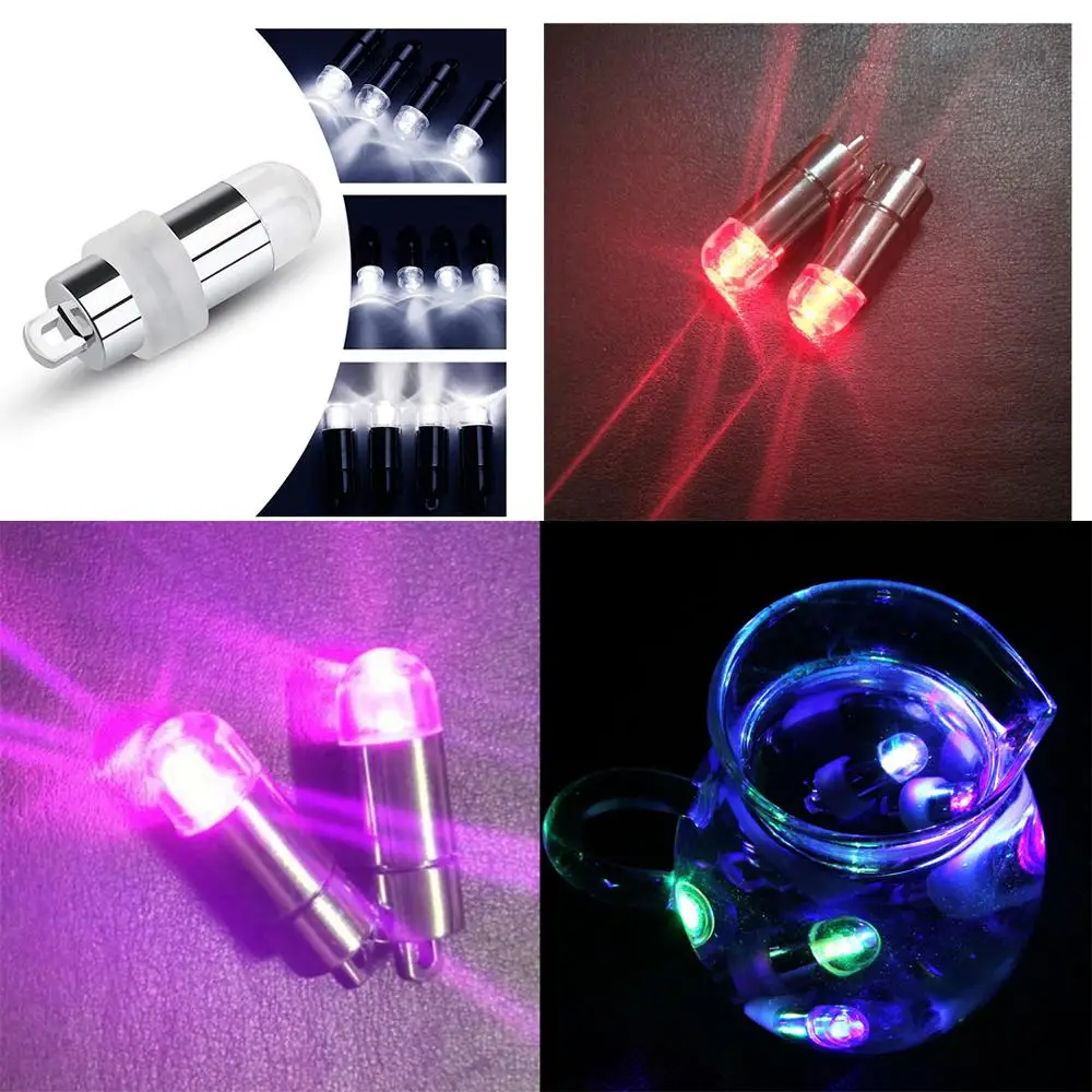 Various Colors 3pcs 1.5V LR41 Coin Battery Operated Frozen Party Decoration Micro Mini Led Balloon Lights for Crafts Balloons