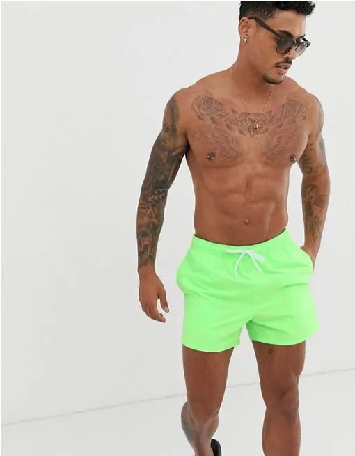 Brand Quality Mens Quick Dry Mens Board Beach Fitness Shorts 100%Polyester Sport Running Gym Custom Design Logo Shorts For Men