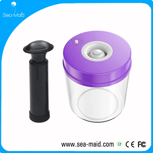 Sea-maid vacuum sealer pump container warehouse storage containers for home use to keep the coffee beans