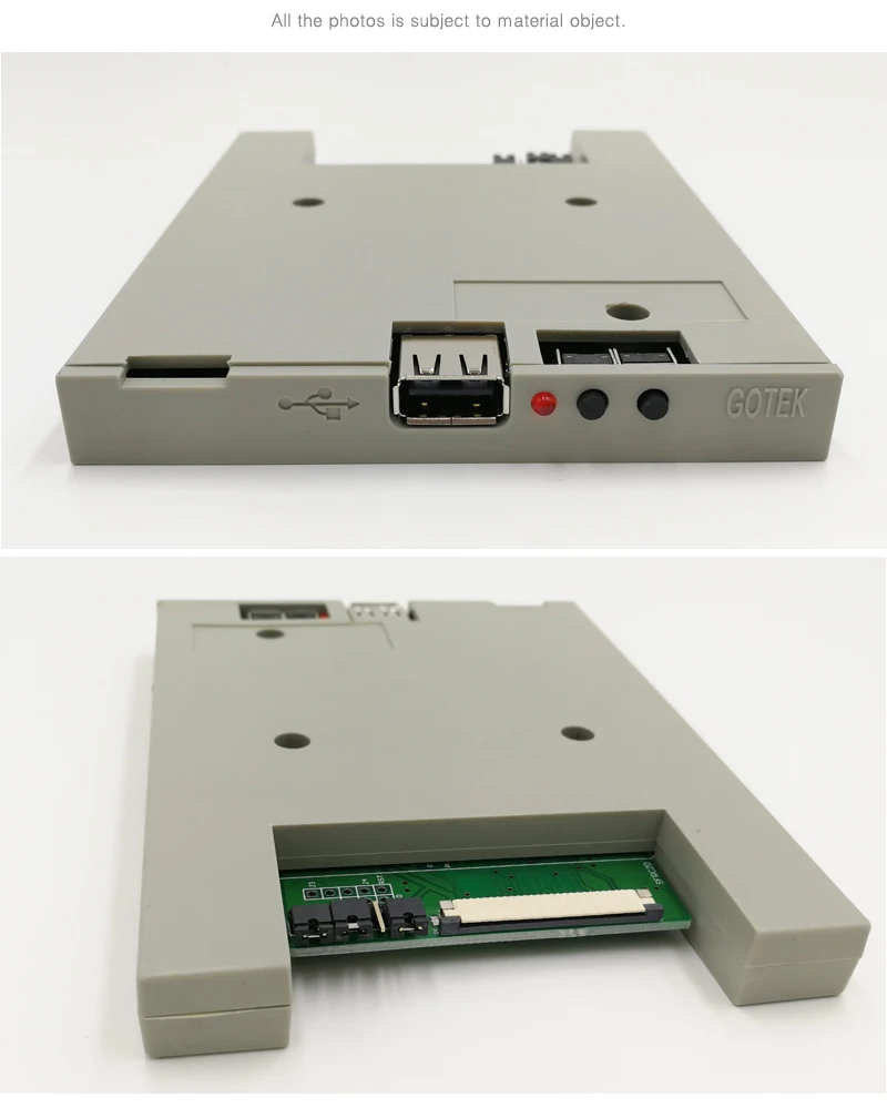 
Floppy Disk Drive to USB emulator Simulation For Musical Keyboard 3.5 Inch 1.44MB 