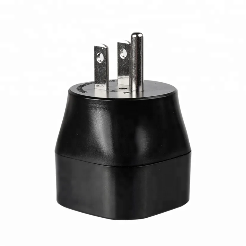 2018 trending products 110v to 220v voltage converter Earthed US plug socket standard grounding world travel adapter