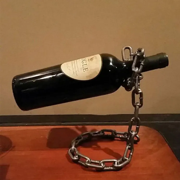 Держатель бутылки вина, волшебная Иллюзия плавающей веревки Lasso винный шкаф винный бар