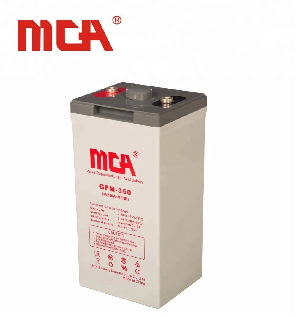 2 Volt Lead Acid Power Batteries 600Ah for Mobile Base Station