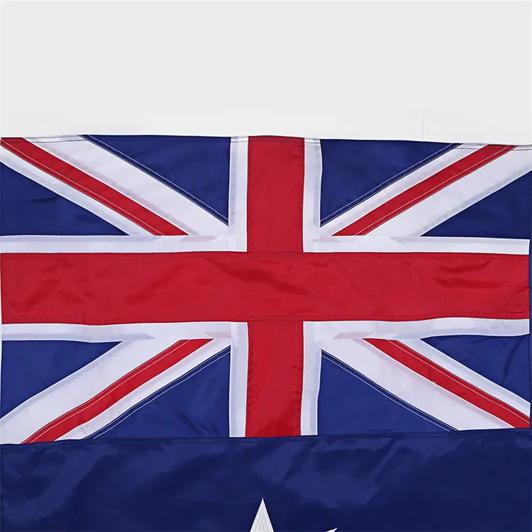 Factory sale design customized portable white blue red star national flag