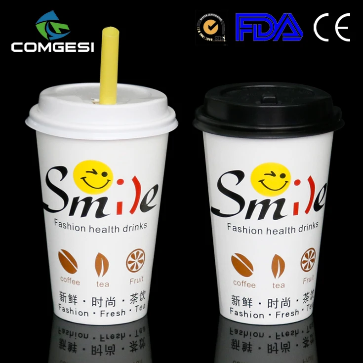 
USA Canada Factory New 8oz 12oz 16oz Ripple Double Single Wall Disposable Kraft Paper Coffee Soup Hot Paper Cup With Lid 