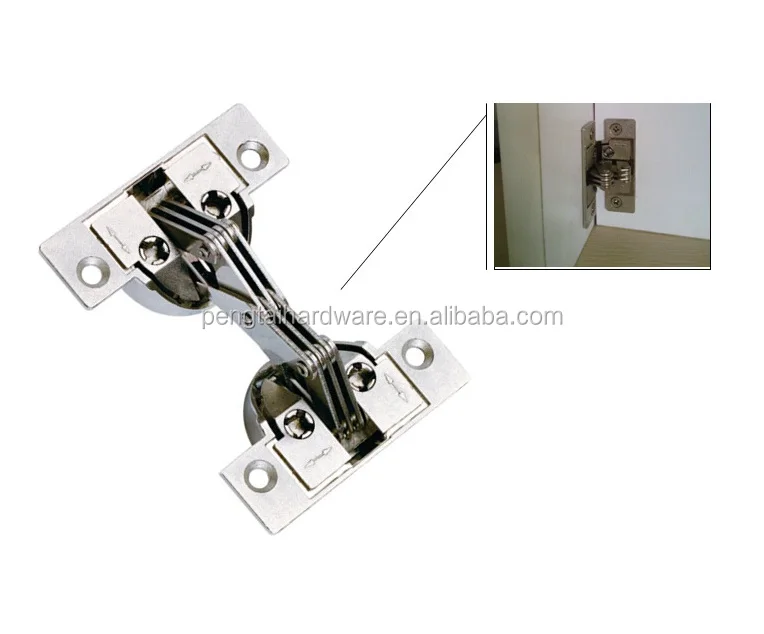 Butterfly shaped 125 degree double cups Q Mitred Hinges for designer doors