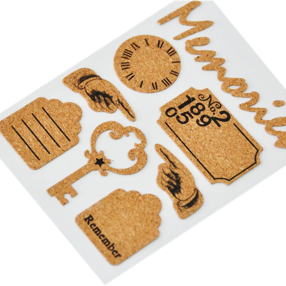 Hot selling best price memories cork stickers