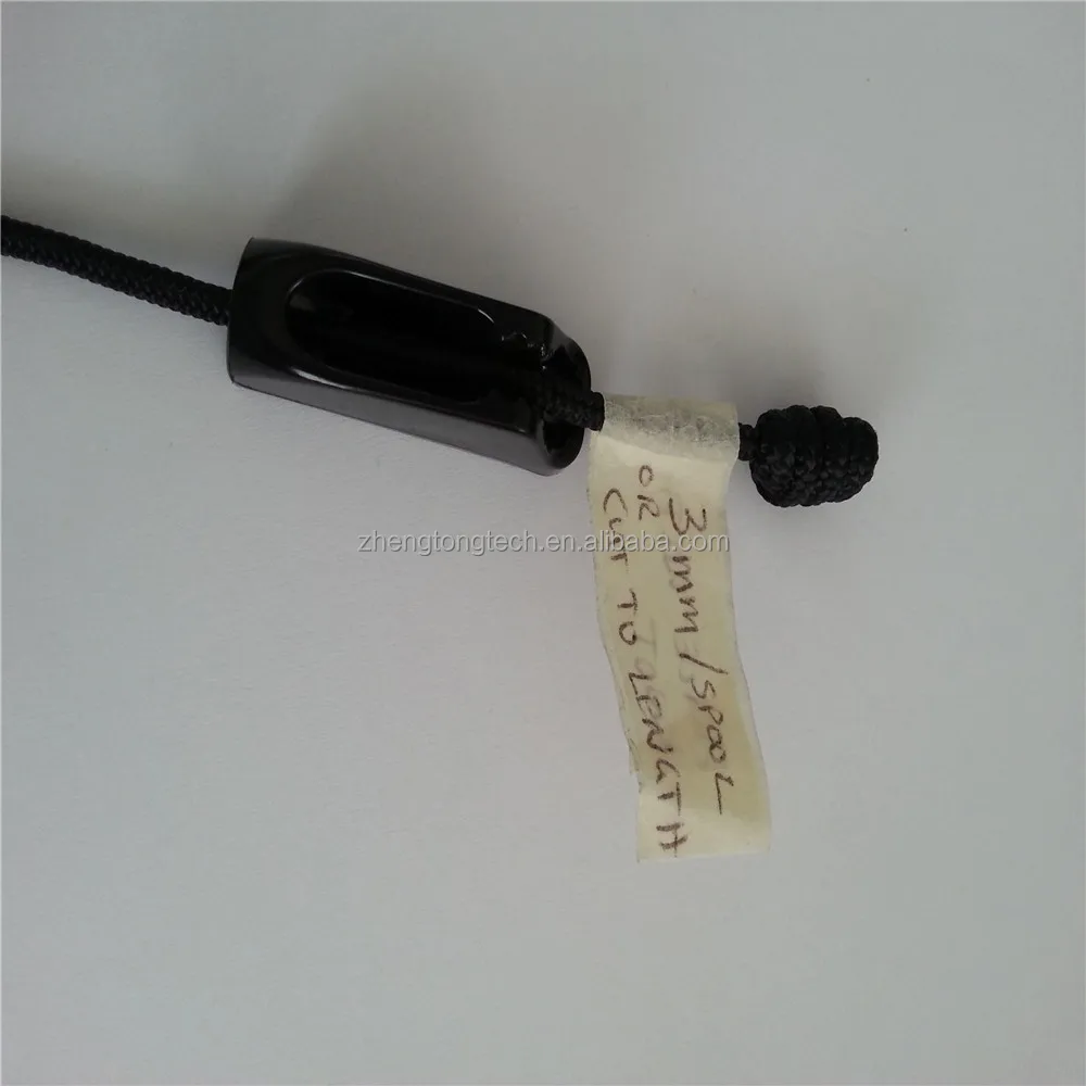 Promotional plastic cord fastener