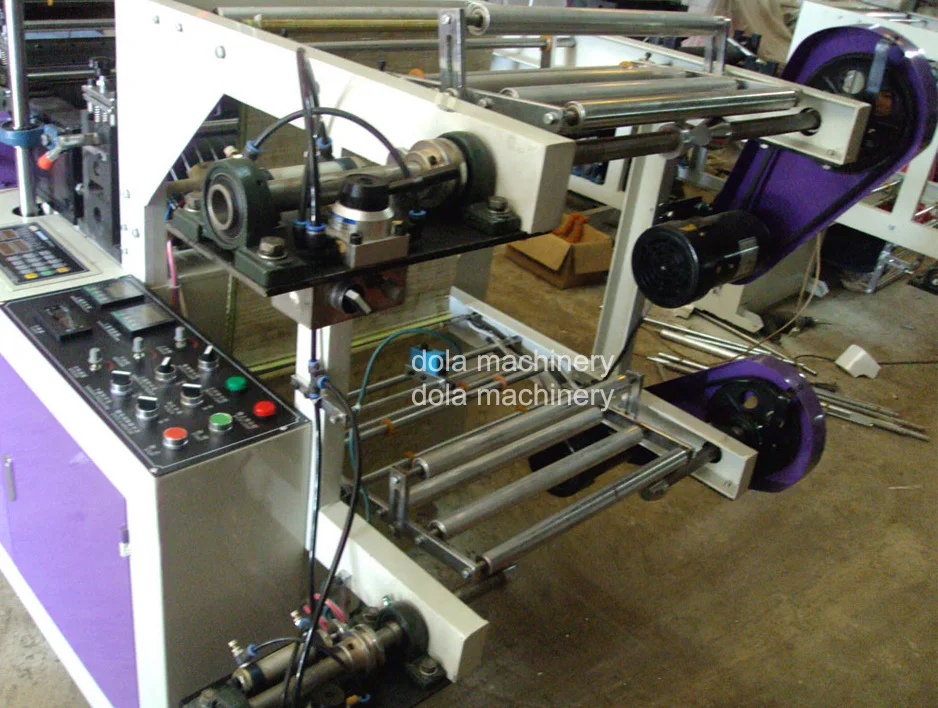 Polythene Plastic Garbage Bag Roll Making Machine