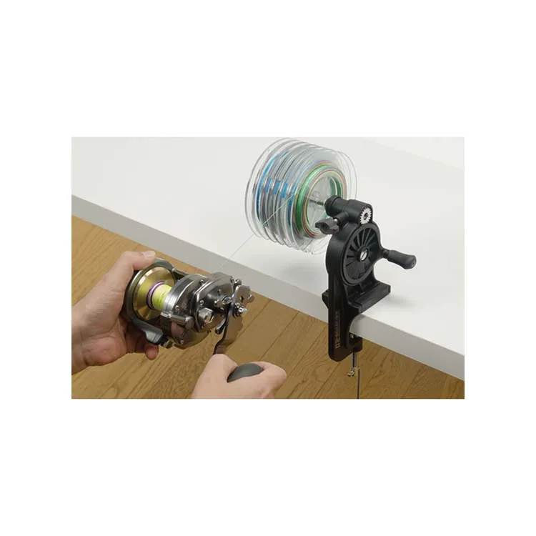 Safety three ball bearings  fishing line counter reel for single spool and coupling spool use