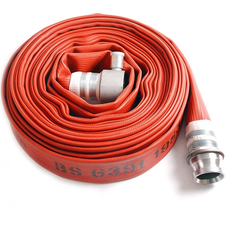 XHYXFire 1 1.5 2  2.5 3 4 5 6inch collapsible rubber water hose pipe PVC/TPU lining fire fighting hose