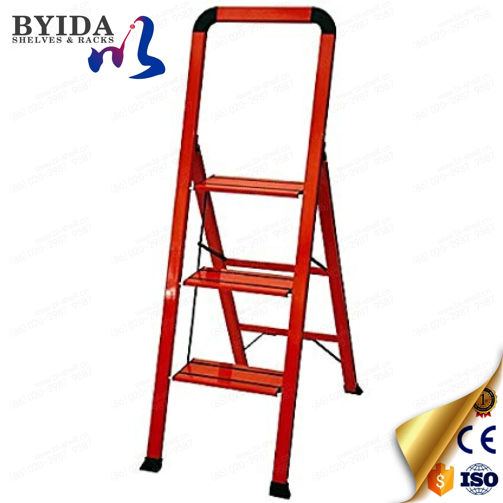best design China Warehouse Storage Handcart ladder warehouse rolling ladder warehouse ladder with platform
