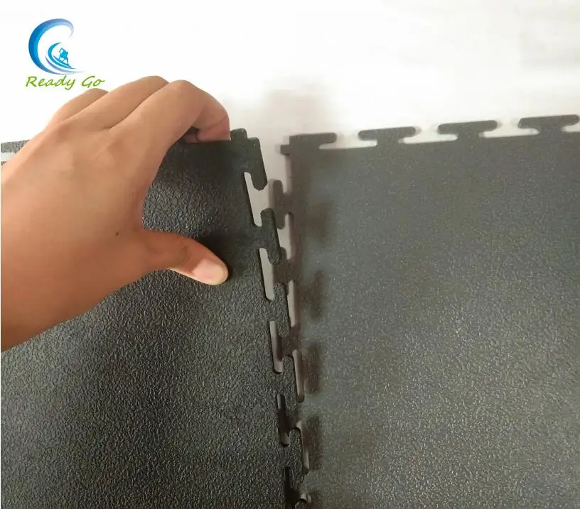 Easy Install Interlocking PVC Garage Floor Tiles, ESD pvc interlocking floor tile, pvc tile for floor