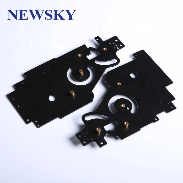 Newsky China 16 Years Experience Factory Customized Spcc Black E-Coating High Precision Progressive Metal Stamping Parts