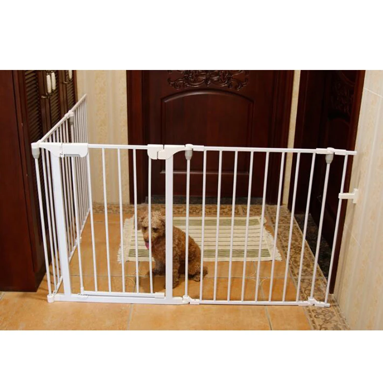 Cusrom portable large long baby fence indoor outdoor baby proof gate fence baby safety fence for dogs