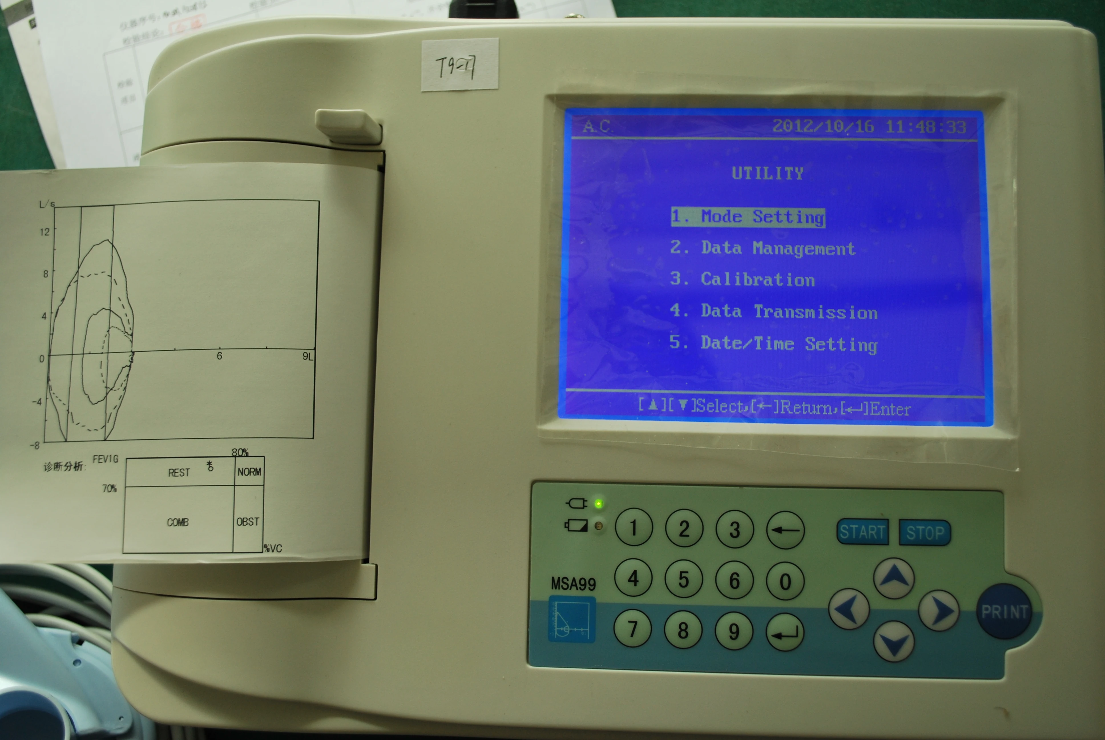 
2019 New Product Spirometer MSA99 with Child Function 