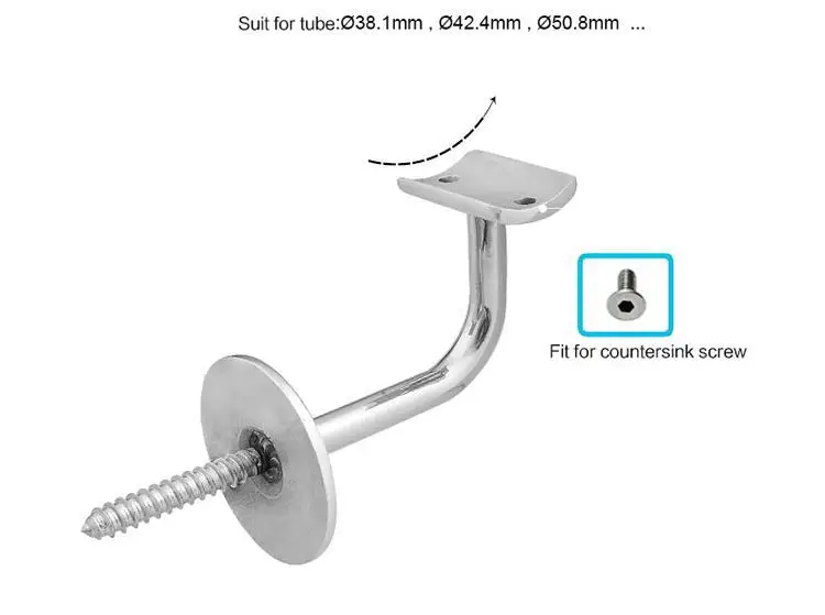 metal wall mounted pipe bracket