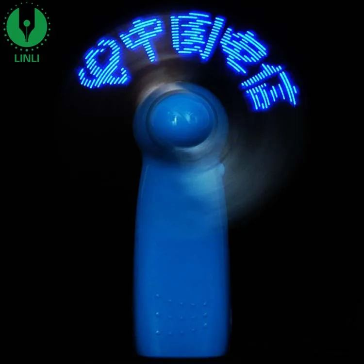 
Factory Promotion Cheap Programmable Led Message Handheld Mini Fan With Custom 