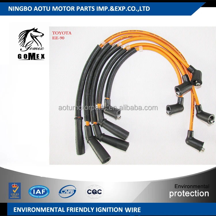 
High voltage 8mm cng silicone Ignition wire set, ignition cable kit, spark plug wire for EE-90 for Pakistan 