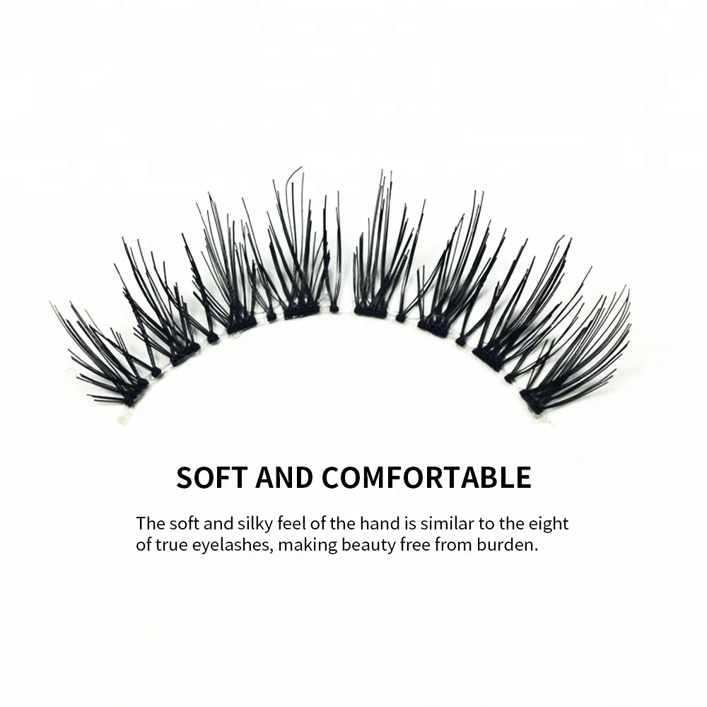 
HW-08 private label synthetic 5pairs false eyelashes wholesale 